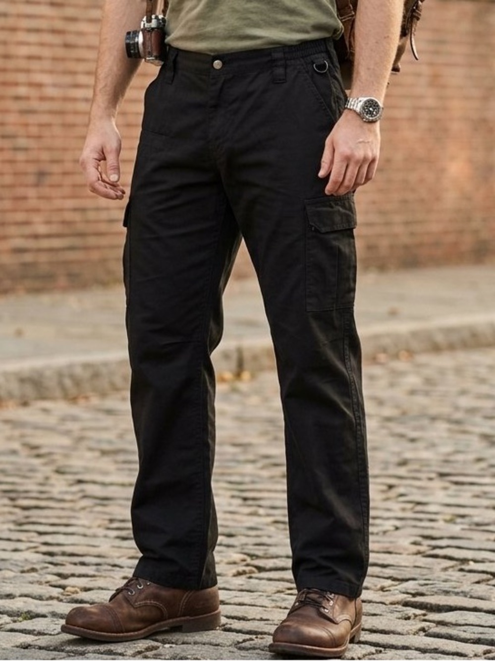 Galls Men’s Black Cargo Pants Size 10/30 Utility Workwear Tactical GUC